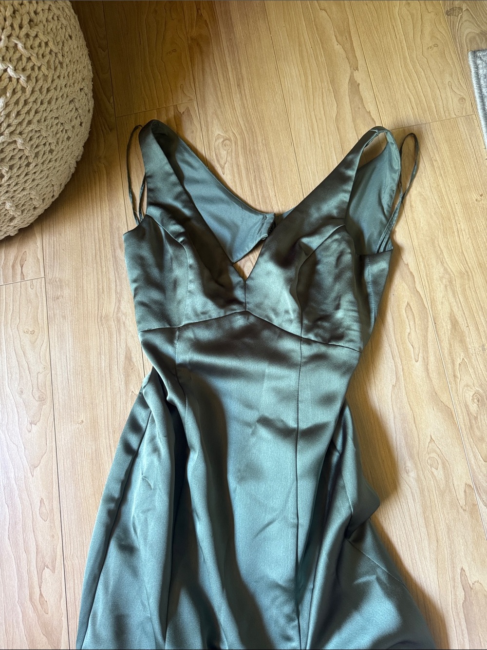 Amsale Olive Tiane Dress - Picture 3 of 7